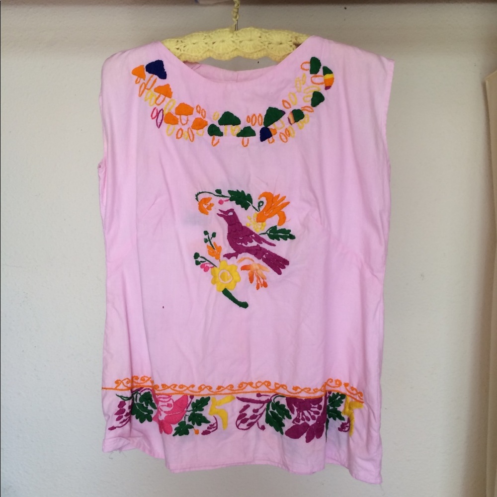Vintage Bohemian Handmade Mexican Top